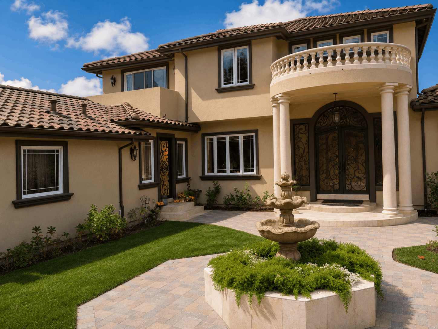 Exterior construction project